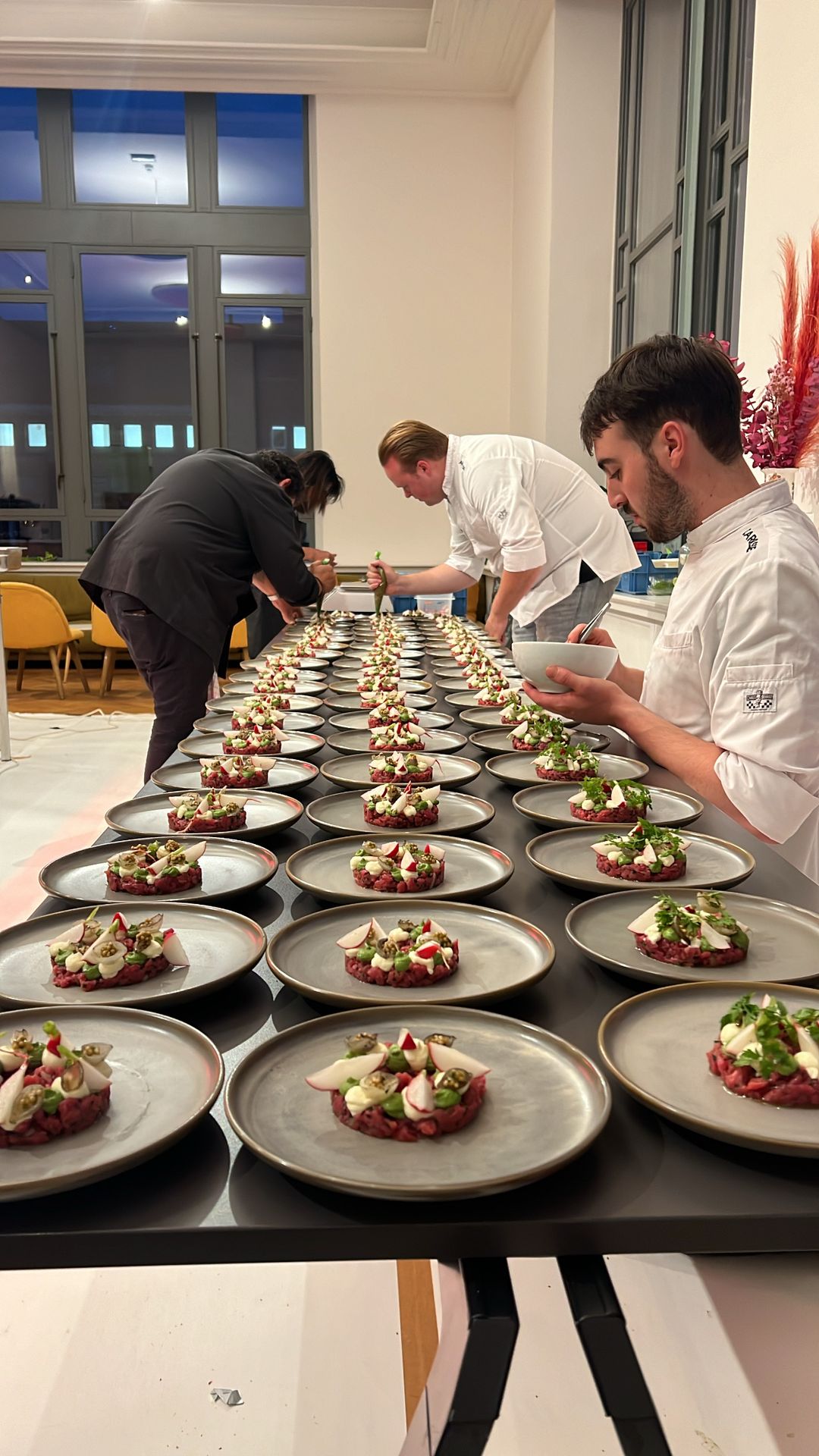 préparation des plats en cuisine